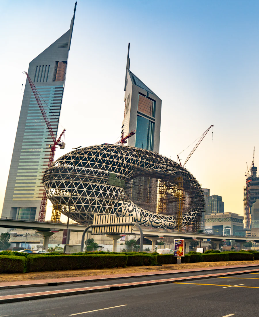 Commercial towers in Dubai