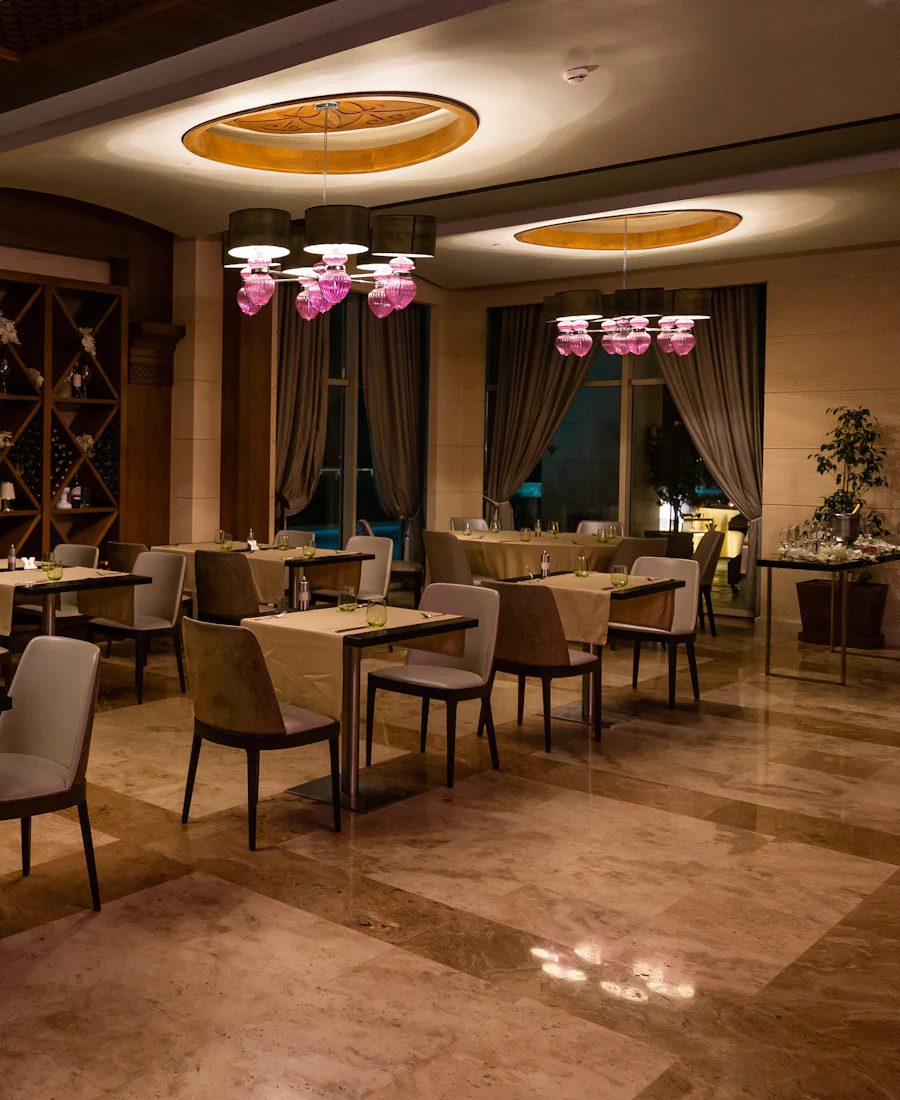 Hotel restaurant interior